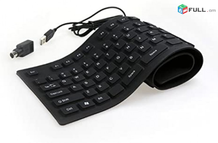 Smart Lab: Keyboard klaviatura Клавиатура Rezinic usb, flexible keyboard