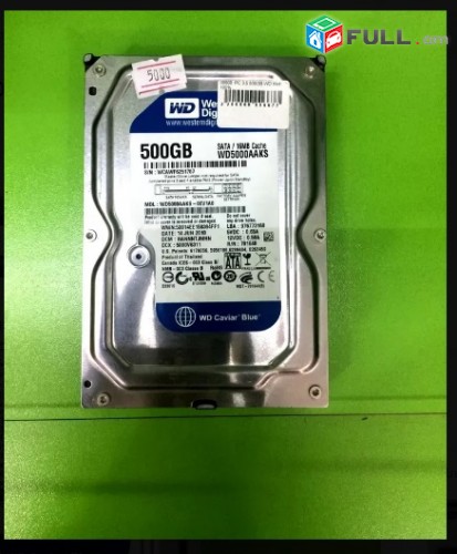 Smart lab: PC kompi HDD vinch жесткий диск WD BLUE 500GB 100%