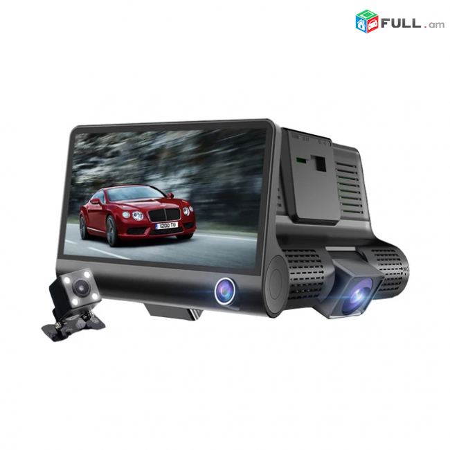videoregistrator 2+1  +parking kamera   1080hd
