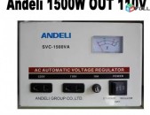 Stabilizator стабилизатор լարման կարգավորիչ Andeli 1500W 220V / 110V