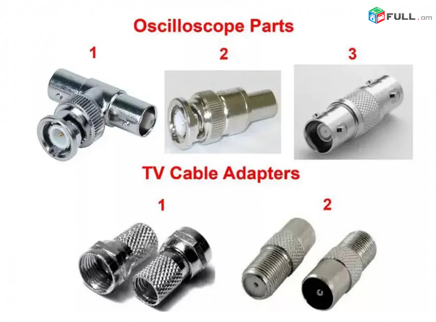 Oscilloscope Parts and TV Cable Adapters