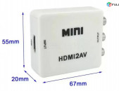 HDMI To AV Converter, Adapter 720px, Տուփով for HD Video