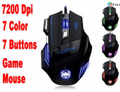 Zelotes T-80 7 Button LED Optical USB 5500 DPI PRO Wired Game Mouse For Pro Gamer
