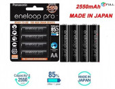 Panasonic Eneloop Pro 2550mAh Լիցքավորվող 4 հատ AA Էլեմենտներ - Original, տուփով է