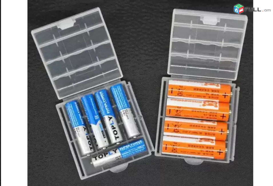 CR123, 18650, AA, AAA Battery և CF, SD and MicroSD Card Box տուփեր