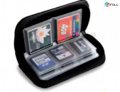 22 Slots CF SD XD MS Card Carrying Storage Pouch Box Case Holder Wallet Bag