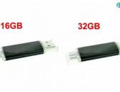 USB2.0 + MicroUSB 16GB, 32Gb ֆլեշկա