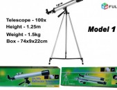 Telescope 100x, 600x50mm, 125cm Tripod, Dprocakan Astxaditak, Model 1 - Akcia