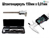 150 mm x 0.01mm Digital Metallic Micrometer Caliper - Металлический цифровой штангенциркуль, глубокомер