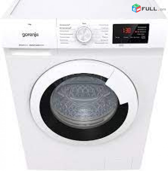 Ավտոմատ լվացքի մեքենա GORENJE WHE60SFS Ինվերտորային Սպիտակ 8 կգ