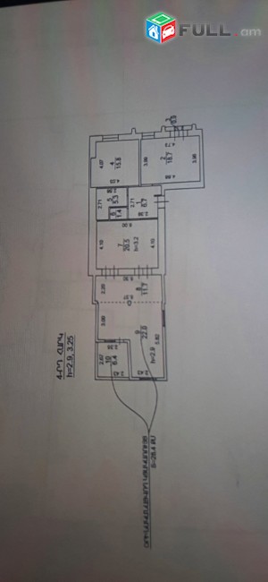 3 սենյականոց բնակարան Տիգրան Մեծի պողոտայում, 110 ք.մ., բարձր առաստաղներ, քարե շենք