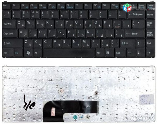 SMART LABS: keyboard клавиатура SONY Vaio VGN-N