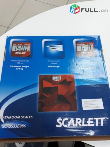 Smart labs KSHERQ SCALES Весы электронные Scarlett SC-BS33E086