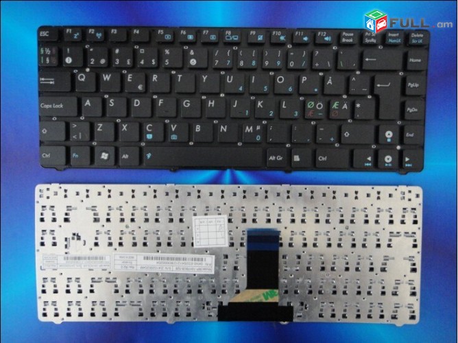 SMART LABS: Keyboard клавиатура ASUS U36J
