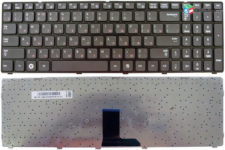 SMART LABS: Keyboard клавиатура Samsung R580 R590 NPR580 NPR590