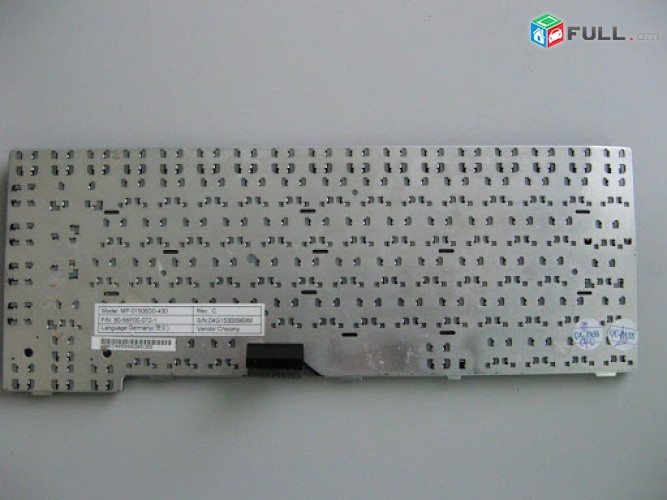 SMART LABS: Keyboard клавиатура DNS D4F Clevo D400S