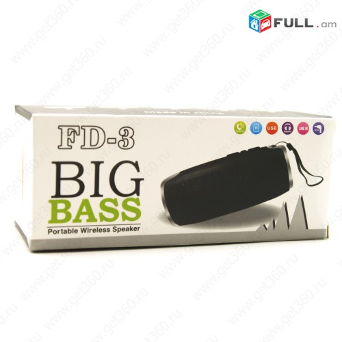 Hi Electronics динамик  FD-3 BIG BASS portabel wireless speaker