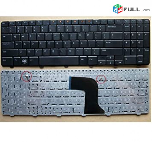 3ամիս երաշխիք +Առաքում Hi Electronics; Keyboard stexnashar клавиатура Dell N5010 M5010