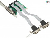 Hi Electronics; Mini PCI com port Контроллер PCI-E WCH382 1xLPT 2xCOM Ret