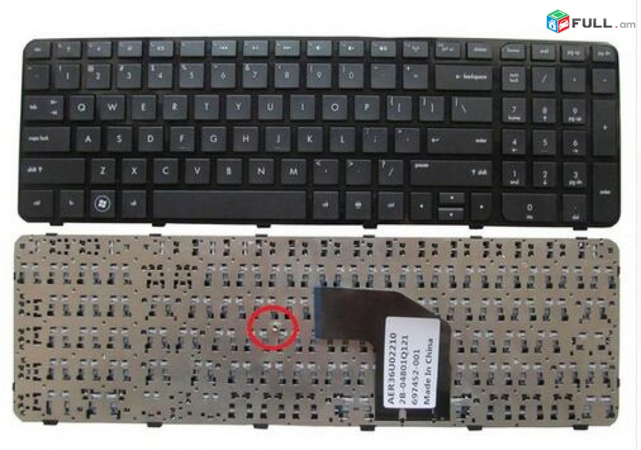 3ամիս երաշխիք +Առաքում Hi Electronics; Keyboard клавиатура stexnashar HP G6-2000