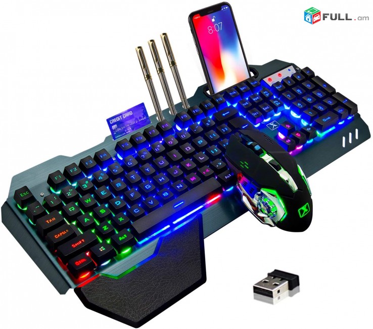 Hi Electronics keyboard PC K680 Wireless Gaming Keyboard and Mouse