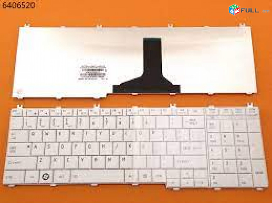 3ամիս երաշխիք +Առաքում Keyboard Toshiba Satellite C650, L650 Laptop Keyboard White