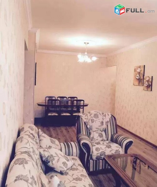 3 սեն. բնակարան Կոմիտասի պողոտայում, 80 ք.մ., 6/8 հարկ, կապիտալ վերանորոգված, քարե շենք