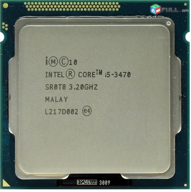 CPU Intel Core i5-3470 6Mb кэш-памяти, частота до 3,60Ghz test arvat gtnvum e anteri vijakum