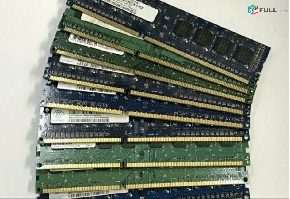 Ram / Ozu / SK Hynix / Micron/ Samsung /Elpida 8Gb DDR3 -1600Mhz PC3-12800U arka e tarber hirmaneri ramer