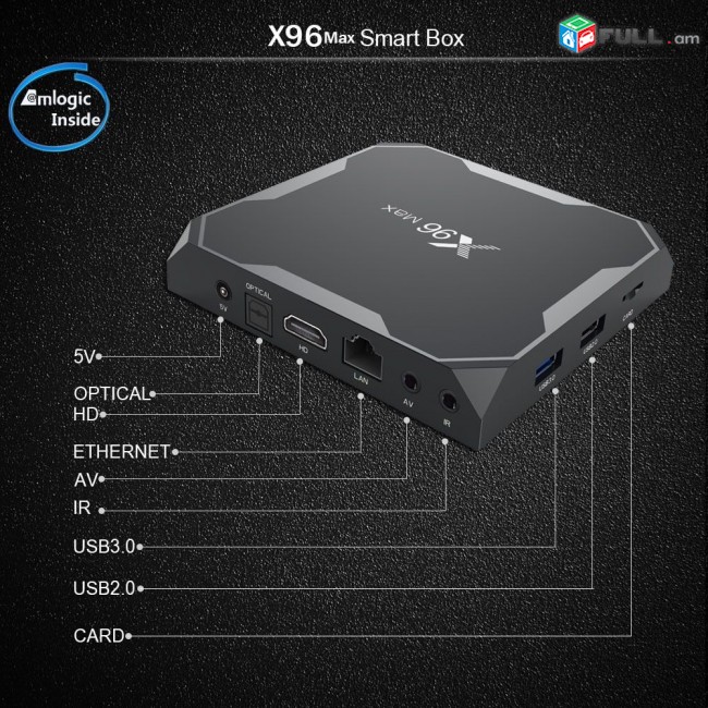 Android Smart Tv Box X96 Max plus 4GB 64GB Nor 