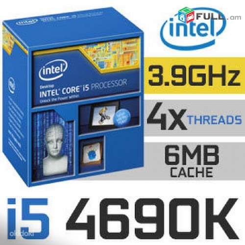 Intel Core i5-4690k 4 core cpu անթերի նաև փոխանակում + ապառիկ