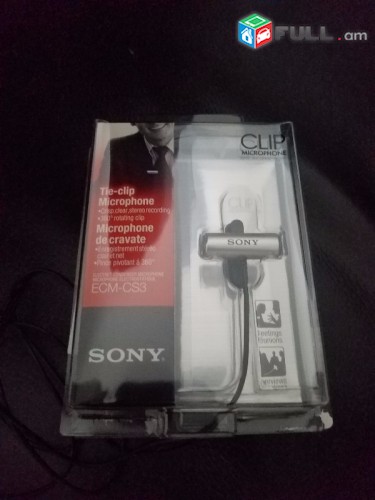 Sony ECMCS3 Clip Style Professional Microphone original նաև փոխանակում