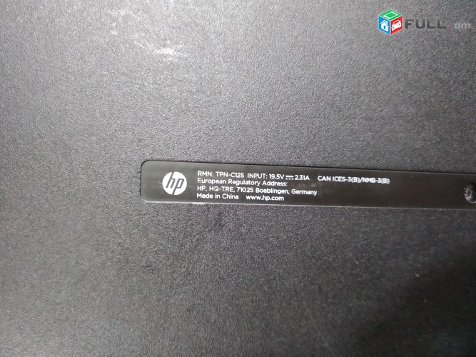 USED HP 15-ay068nr core i7 6500u + 8gb ddr3 + 1tb + 3 jam bat