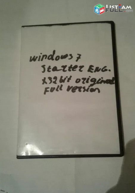 Original to copy windows 7 Starter Full version