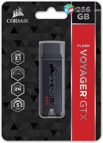 Fleshka 256GB USB 3.1) Corsair Flash Voyager GTX 256GB USB 3.1 Premium Flash Dri