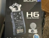 Zoom H6 All Black 6-track Portable Recorder