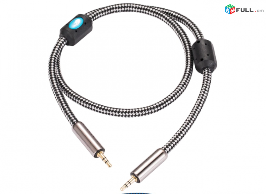 Audiophile 3.5 to 3.5 AUX Cable for Amplifier PC Mobile Headphone Car 1/8" 3.5mm Mini Jack Audio Cable