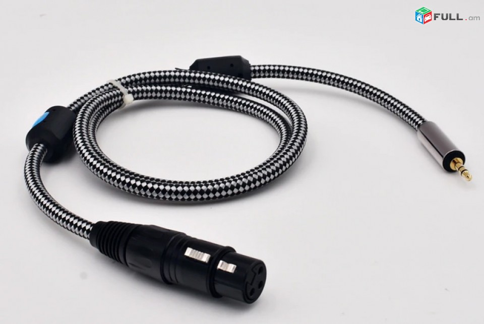 Hi-Fi Microphone Cable 3.5mm Mini Jack to XLR 3 Pin Female for Mobile Headphone PC to Condenser XLR to 3.5 Mic Cable