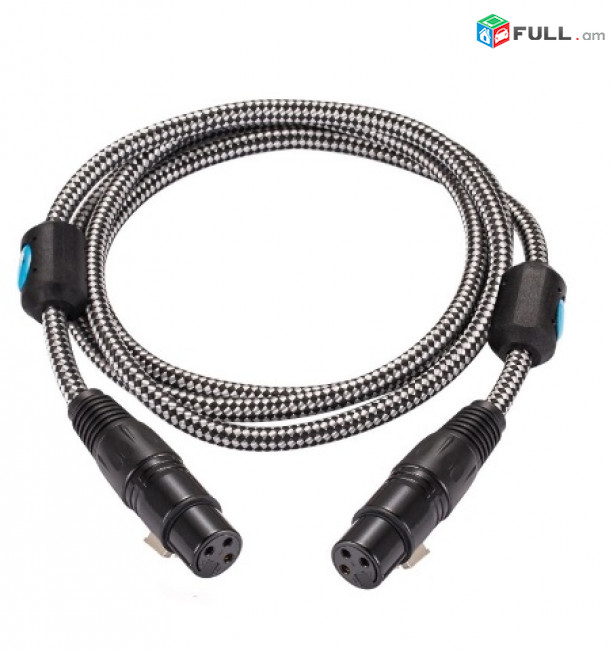Микрофонный кабель XLR мама-мама премиум-класса