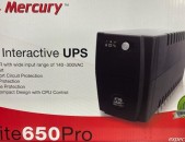 UPS /Անխափան սնուցման սարք/  MERCURY Elite 650 / մարտկոցների լայն տեսականի