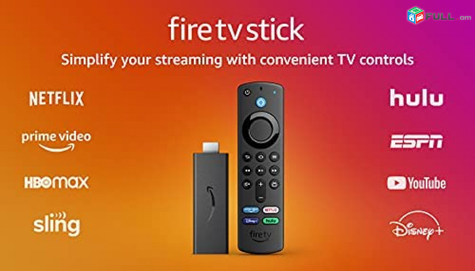 TV box 4K Fire TV Stick, brilliant 4K streaming quality, TV and smart home controls