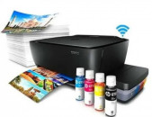 wifi printer HP Ink Tank Wireless 419 15000 ej sev, 8000 gunavor Sanner xerox նոր, երաշխիք