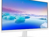 27" Սպիտակ Գեղեցիկ մոնիտոր FHD IPS Monitor Philips 271V8W/89 HDMI, VGA, , 75HZ Նոր, երաշխիք