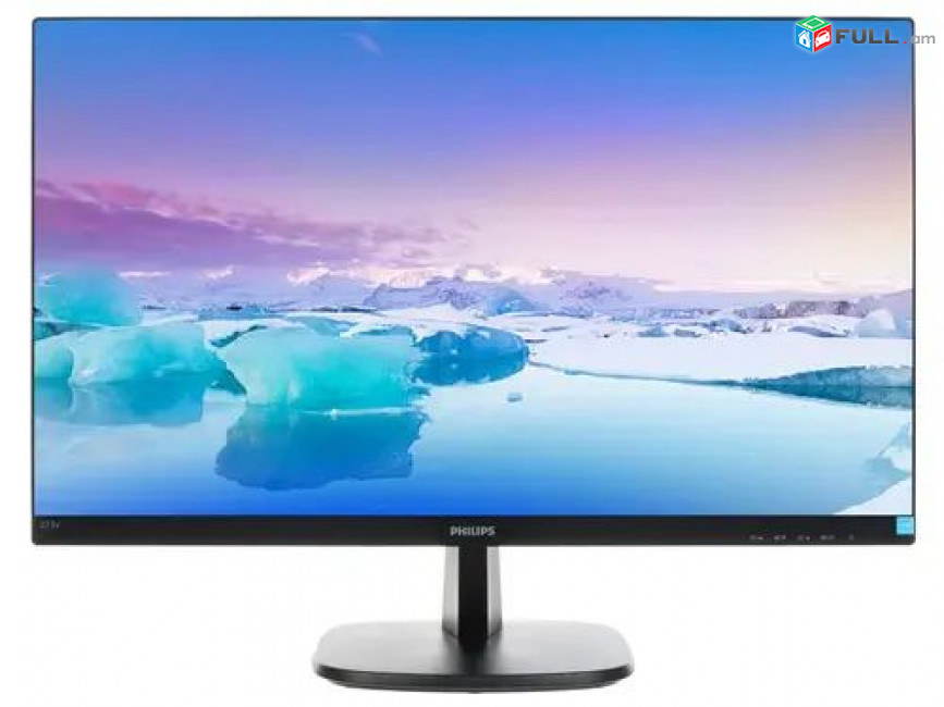 24" Monitor Philips 23.8" 243V7QDSB, IPS, VGA, DVI, HDMI, Frameless Նոր, երաշխիքով