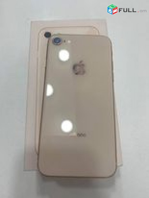 IPhone 8 gold 64gb shat lav vichakum , 100% original , aparik 0%