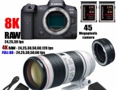 ՎԱՐՁՈՎ * CANON EOS R5 camera + Canon 70-200mm f2.8 L II IS +3x LP-E6 battery + charger