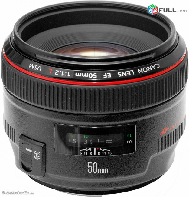 Canon 50mm f1.2 L USM Lens / օբյեկտիվ