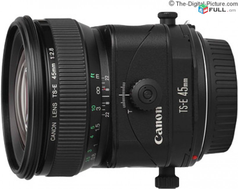 Վարձով * Canon TS-E 45mm f/2.8 Tilt-Shift Lens օբյեկտիվ