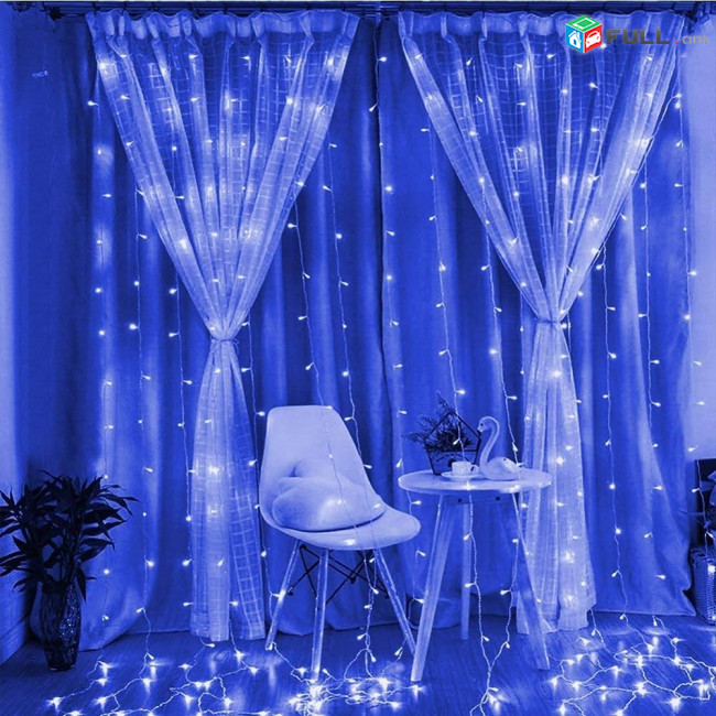 Վարագույր Լույս Гирлянда-штора светодиодная Curtain Led Lights