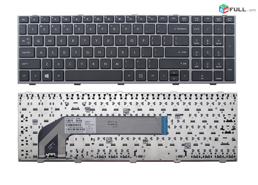 Code Service: Keyboard HP ProBook 4540S - Նոր